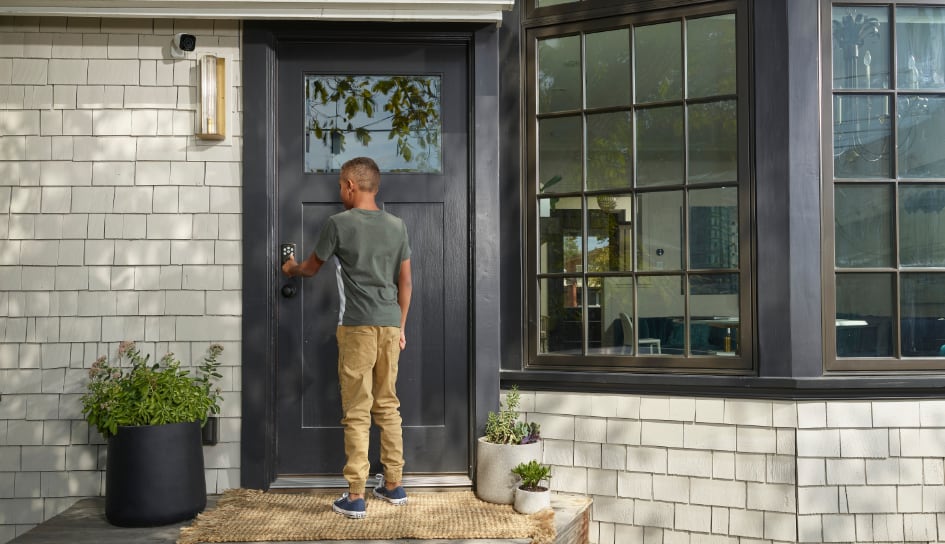 Vivint Smart Lock on home in Shreveport